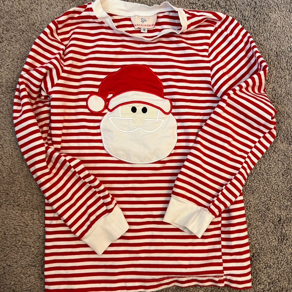 Smockingbird Children’s Santa Pajamas